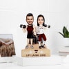 Gym Couple Personalized Caricature Online