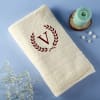 Buy Gym Lover Personalized Cotton Embroidered Towels (Set of 3)