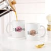 Habibi And Habibti Personalized Couple Mugs - Set Of 2 Online