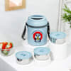 Buy Hamesha Hungry Personalized Lunch Box - Blue