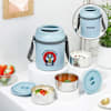 Hamesha Hungry Personalized Lunch Box - Blue Online