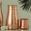 Hammered Copper Surahi With Lid Online