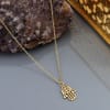 Hamsa 18K Gold Plated Silver Pendant With Chain Online