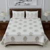 Hand Block Printed Double Bedsheet with Pillow Covers Online