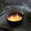 Shop Hand Painted Ceramic Votive With Blueberry Vanilla Aroma Candle