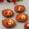 Handcrafted Earthen Diya Set Online