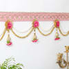 Gift Handcrafted Flowers And Pearls Bandhanwar