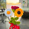 Buy Handcrafted Mix Floral Crochet Bouquet