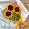 Handmade Crochet Sunflower Bouquet - Single Piece Online