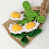 Buy Handmade Mother's Day Crochet White Sunflowers Bouquet