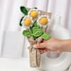 Handmade Mother's Day Crochet White Sunflowers Bouquet Online