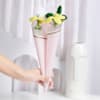 Gift Handmade Mother's Day Crochet Yellow Lilies Bouquet