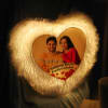Buy Handsome Bhaiya Beautiful Bhabhi Personalized LED Fur Cushion