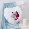 Handsome Bhaiya Beautiful Bhabhi Personalized LED Fur Cushion Online