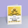 Hap Hap Happy Personalized A5 Birthday Laminated Card Online