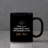 Gift Happy 2022 Personalized Black Ceramic Mug