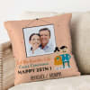 Shop Happy 25th Personalized Satin Pillow