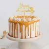 Buy Happy Anniversary Butterscotch Drip Cake (Half Kg)