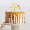 Happy Anniversary Butterscotch Drip Cake (Half Kg) Online