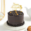 Gift Happy Anniversary Choco-Truffle Cake (Half Kg)