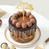 Buy Happy Anniversary Chocolate Ganache Cake (Half Kg)