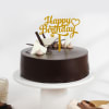 Happy Birthday Abstract Chocolate Cake (Half Kg) Online