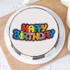 Buy Happy Birthday Banner Cake (Half Kg)