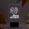 Happy Birthday Black Base LED Lamp Online