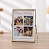 Buy Happy Birthday Personalized Golden Photo Frame