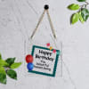 Shop Happy Birthday Personalized Hanging Photo Frames (Set of 2)