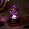 Shop Happy Birthday Personalized LED Crystal Cube