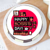 Buy Happy Boss's Day Poster Cake (Half Kg)