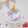 Buy Happy & Calm Floral Unicorn Cake (1.5 Kg)