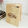 Gift Happy Chocolate Day Personalized Wooden Door Photo Frame