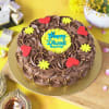 Happy Diwali Chocolate Cake (Half kg) Online