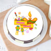 Buy Happy Diwali Lantern & Diya Poster Cake (Half Kg)
