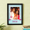 Happy Diwali Personalized A3 Wooden Photo Frame Online