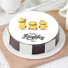 Happy Friendship Day Minion Cake (Half Kg) Online