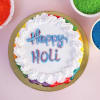 Gift Happy Holi Fresh Cream Cake (Half kg)