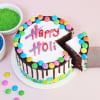 Shop Happy Holi Fresh Cream Cake With Candy Icing (Half kg)