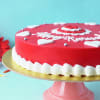 Shop Happy Karwa Chauth Heart Cake (Half kg)