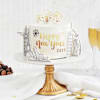 Gift Happy New Year 2025 Cake (500 Gm)