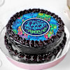 Gift Happy New Year Chocolate Cake