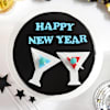 Gift Happy New Year Chocolate Cake