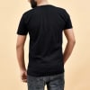 Buy Happy New Year Cotton T-Shirt for Men - Black