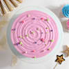 Buy Happy New Year Pink and Blue Cake