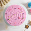Gift Happy New Year Pink and Blue Cake (2 Kg)