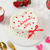 Happy Valentine Day Cream Cake (1Kg) Online