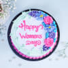 Gift Happy Women's Day Fresh Cream Cake (Half kg)