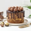 Gift Hazelnut Fantasy Chocolate Cake (500 Gm)